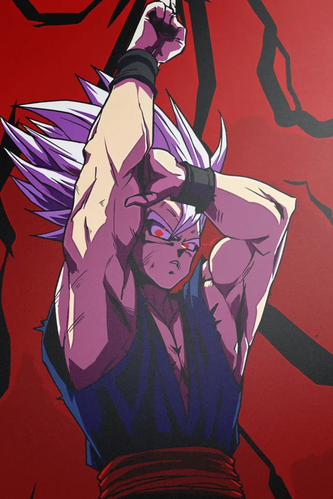 Beast Gohan Dragon Ball Original Image Stellar Metal Poster