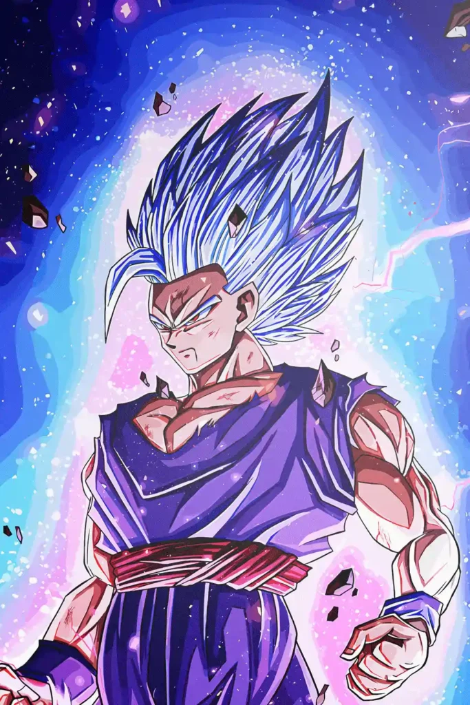 Beast Gohan Dragon Ball Original Image Stellar Metal Wall Poster