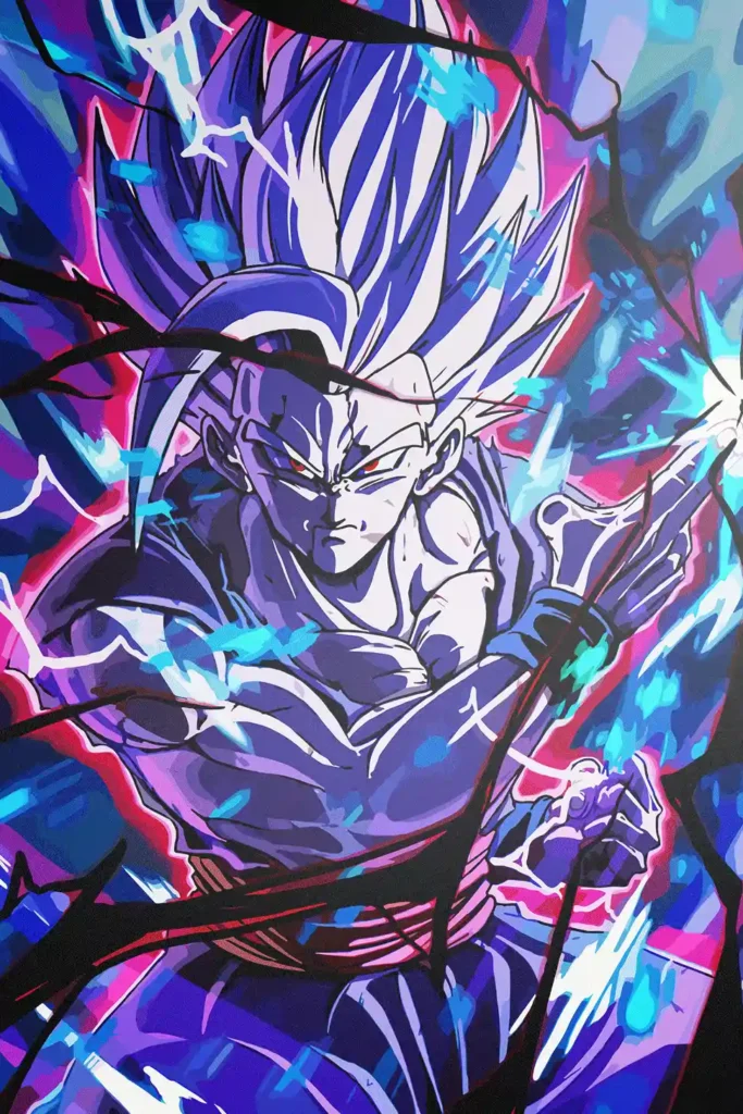 Beast Gohan Dragon Ball Original Image Stellar Printed Metal Poster