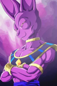 Beerus Dragon Ball Original Image High Quality Printed Metal Wall Art