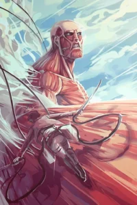 Bertolt Hoover Attack On Titan Original Image Premium Metal Wall Art