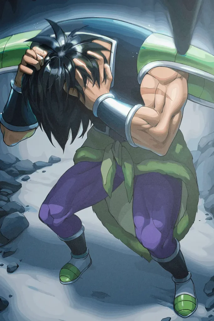 Broly Dragon Ball Original Image Aluminium Metal Print