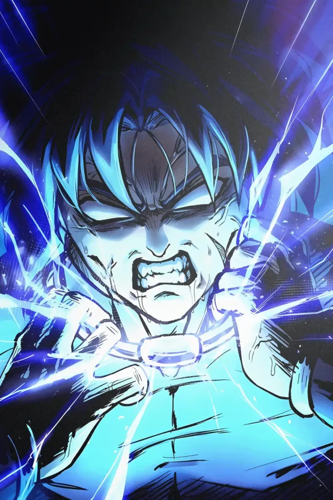 Broly Dragon Ball Original Image Bespoke Printed Metal Poster