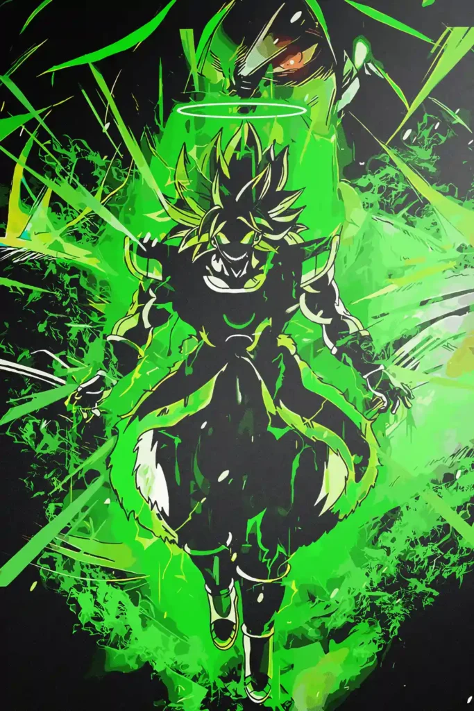 Broly Dragon Ball Original Image Distinctive Printed Metal Wall Art