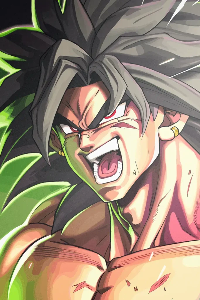 Broly Dragon Ball Original Image Exquisite Printed Metal Poster