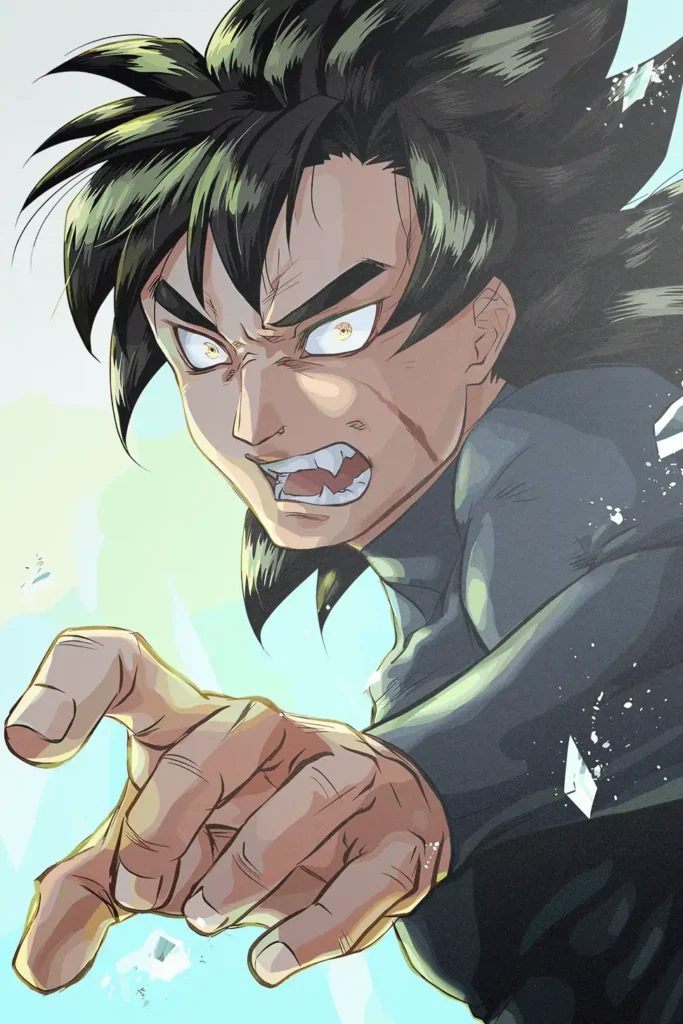 Broly Dragon Ball Original Image Premium Metal Poster