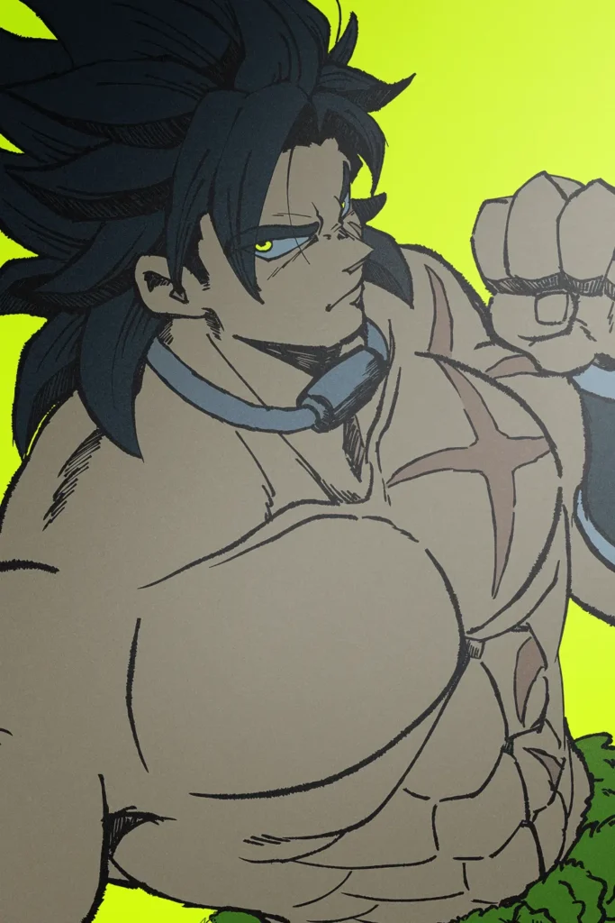 Broly Dragon Ball Original Image Bespoke Printed Metal Wall Art