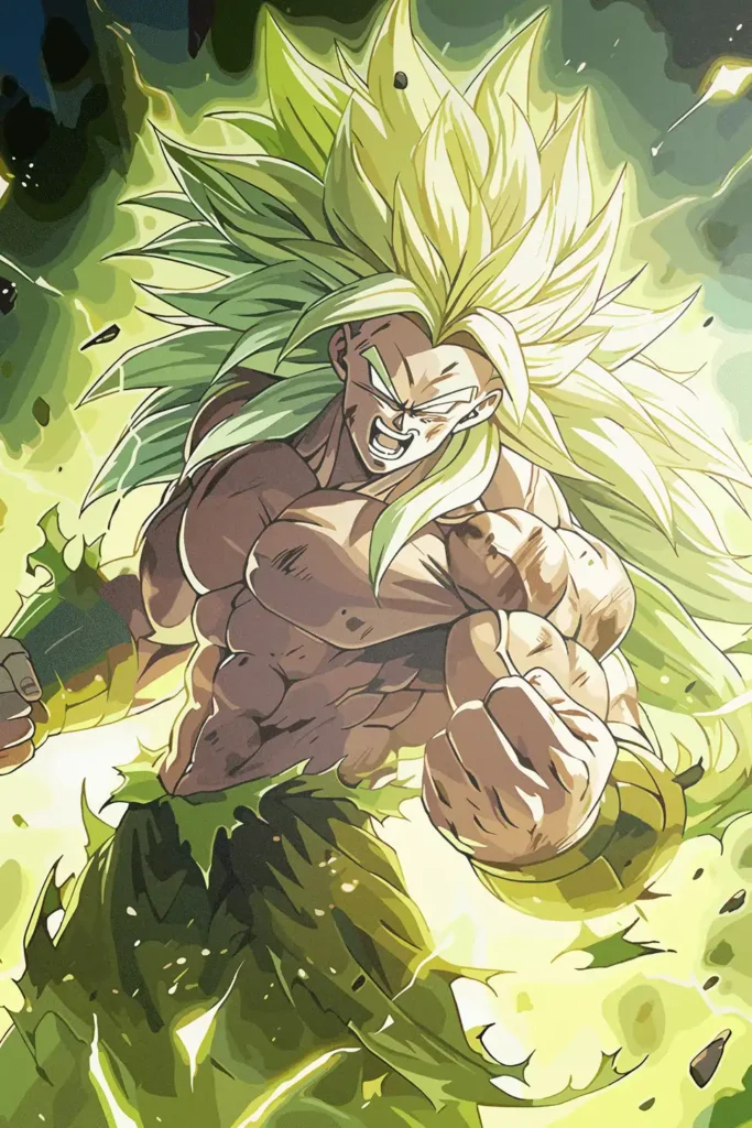 Broly Dragon Ball Original Image Distinctive Metal Wall Poster