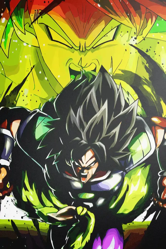 Broly Dragon Ball Original Image Refined Metal Wall Poster