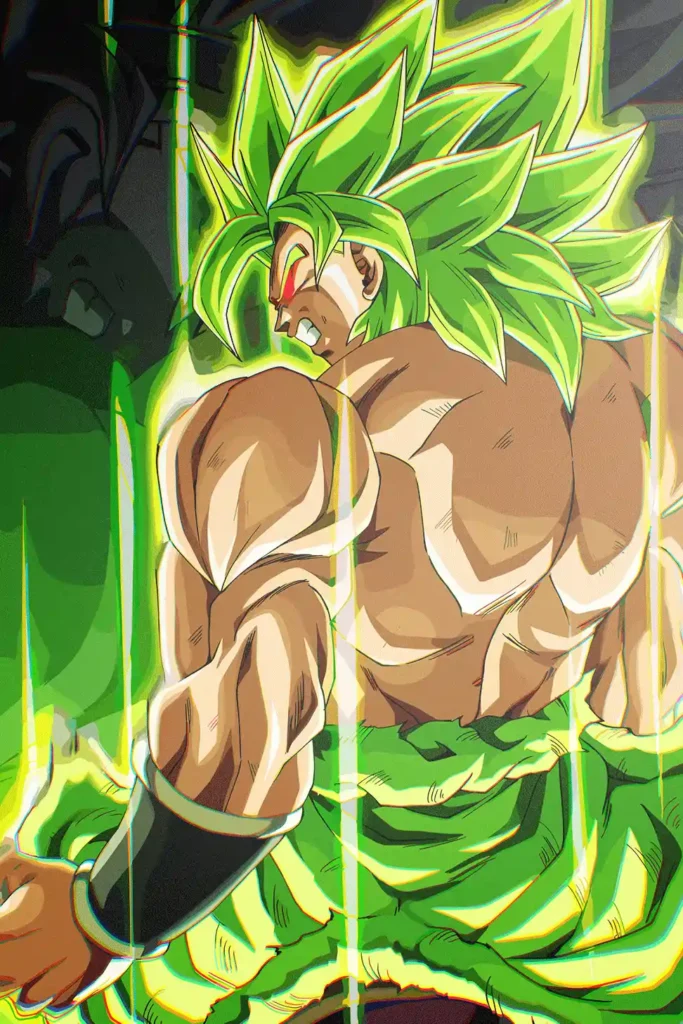 Broly Legendary Super Saiyan Dragon Ball Original Image Exclusive Metal Poster