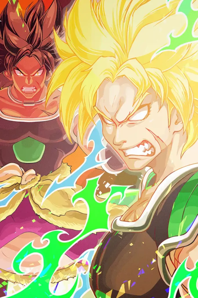 Broly Legendary Super Saiyan Dragon Ball Original Image Stellar Metal Poster