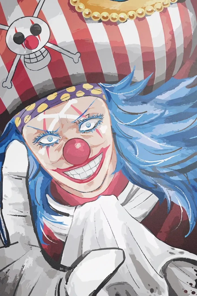 Buggy One Piece Original Image Exclusive Metal Poster
