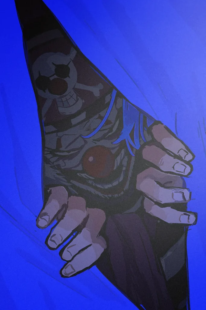 Buggy One Piece Original Image Premium Metal Poster