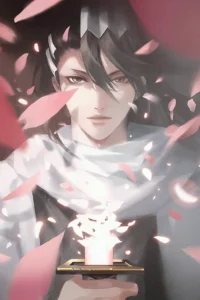 Byakuya Kuchiki Bleach Original Image Exclusive Metal Poster