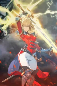 Cha Hae In Solo Leveling metal wall art showcase shot from the Geekozi collection