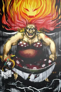 Charlotte Linlin Big Mom One Piece Original Image Metal Print Poster