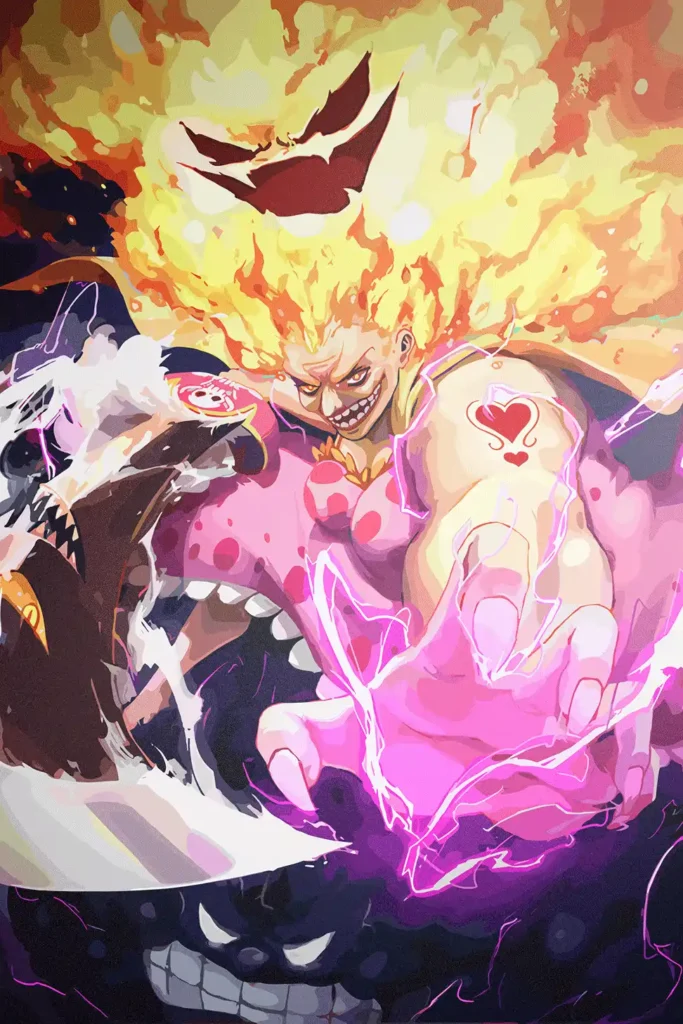 Charlotte Linlin Big Mom One Piece Original Image Premium Aluminium Metal Wall Art