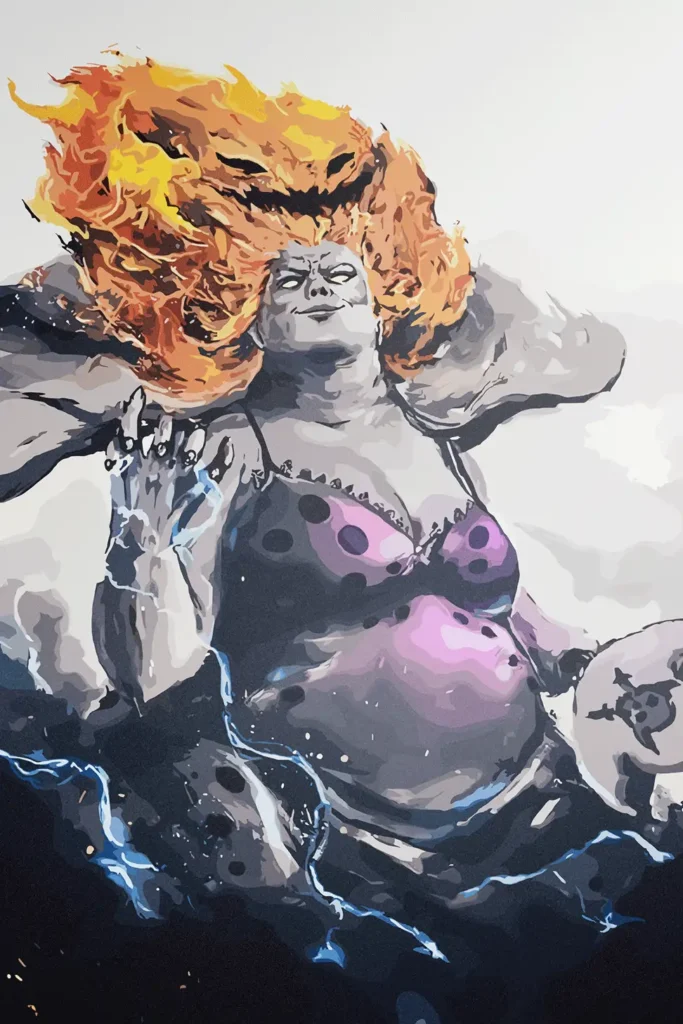 Charlotte Linlin Big Mom One Piece Original Image Premium Metal Print