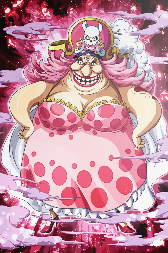 Charlotte Linlin Big Mom One Piece Original Image Premium Metal Wall Art