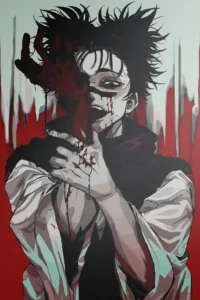 Choso Jujutsu Kaisen Original Image Premium Aluminium Metal Wall Art