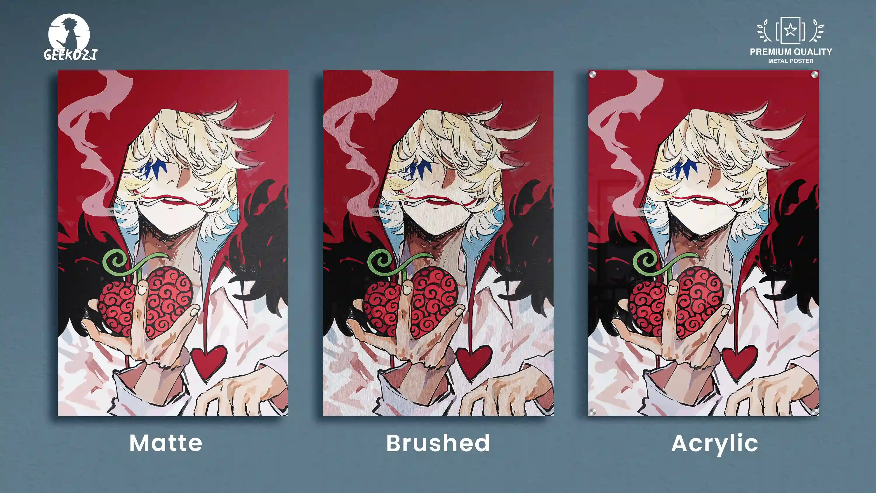 Corazon One Piece All Product Types Exclusive Metal Poster