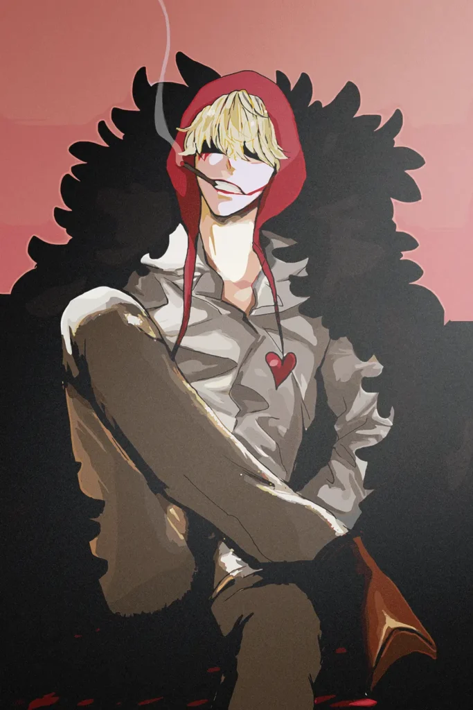 Corazon One Piece Original Image High Quality Aluminium Printed Metal Poster