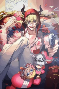 Corazon One Piece Original Image Metal Print Poster