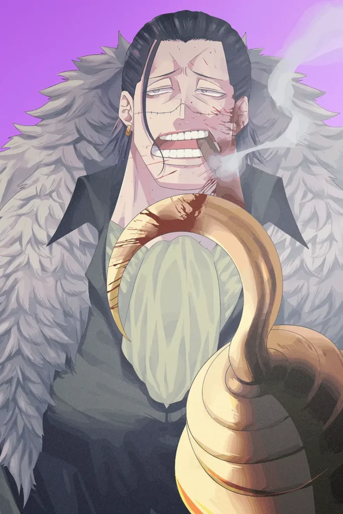 Crocodile One Piece Original Image Aluminium Metal Poster