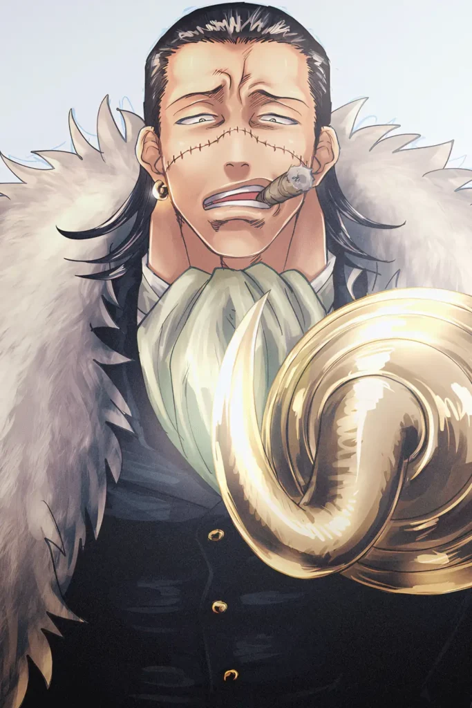 Crocodile One Piece Original Image Deluxe Printed Metal Wall Art