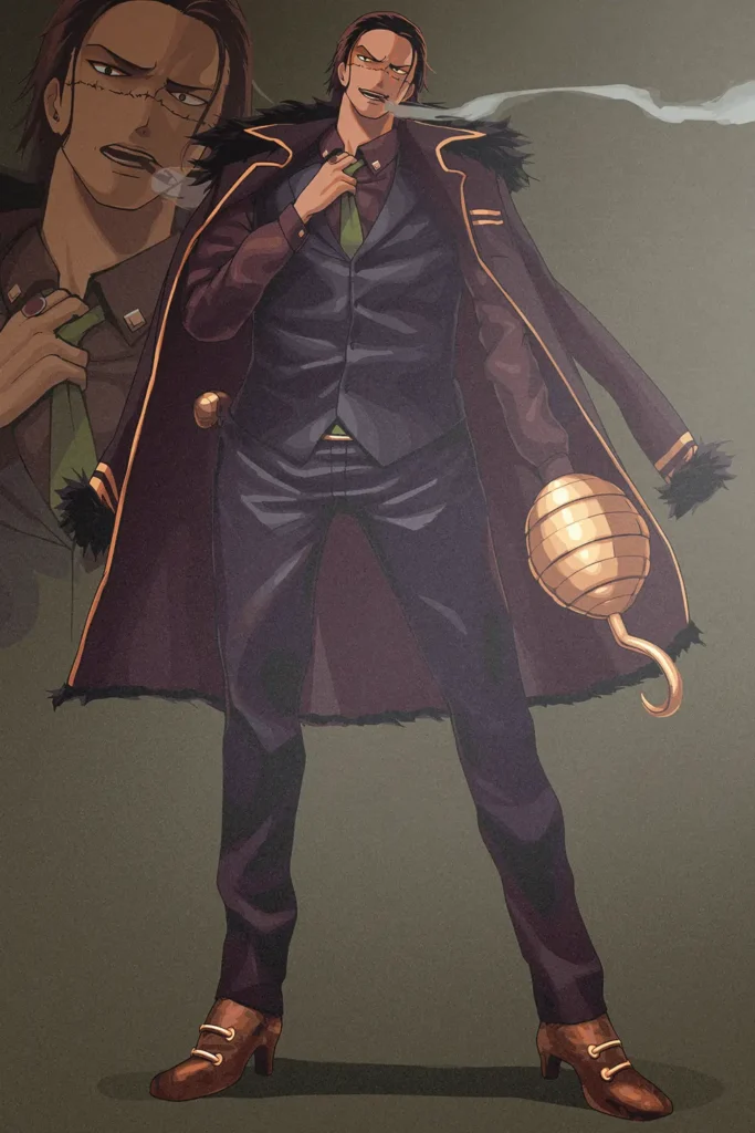 Crocodile One Piece Original Image High Quality Metal Poster