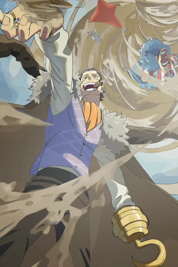 Crocodile One Piece Original Image High Quality Printed Metal Poster