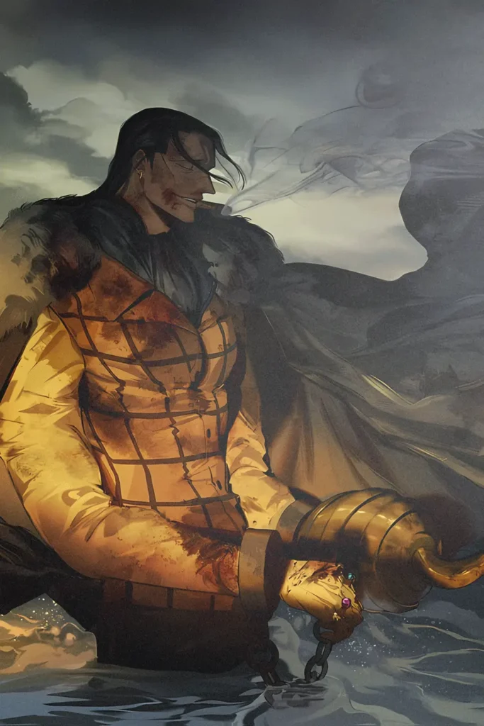 Crocodile One Piece Original Image Outstanding Metal Wall Poster