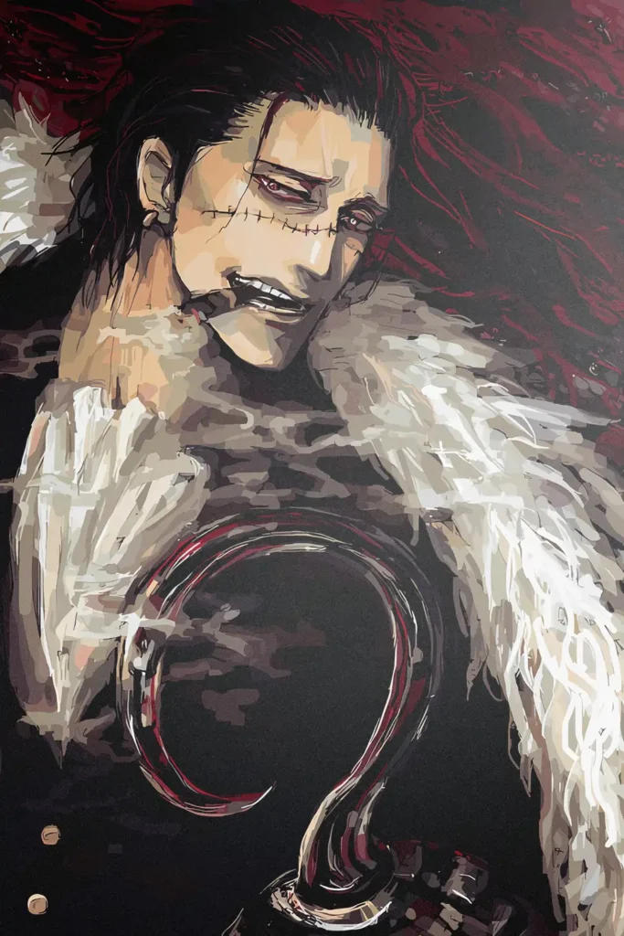 Crocodile One Piece Original Image Printed Deluxe Metal Wall Poster