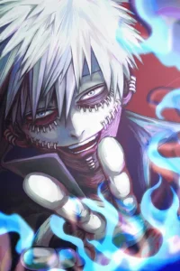 Dabi Toya Todoroki My Hero Academia Original Image Stellar Metal Poster
