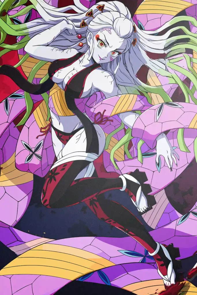 Daki Demon Slayer Original Image Bespoke Metal Wall Poster