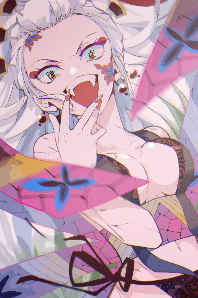 Daki Demon Slayer Original Image Metal Poster