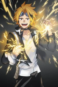 Denki Kaminari My Hero Academia Original Image Metal Print Wall Art