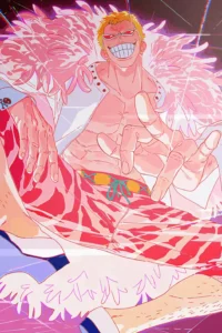 Doflamingo One Piece Original Image Deluxe Metal Print