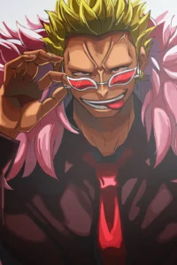 Doflamingo One Piece Original Image Metal Wall Poster