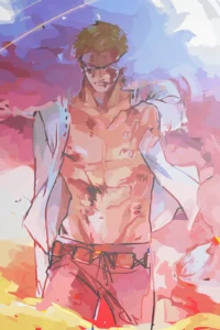 Doflamingo One Piece Original Image Printed Metal Wall Art