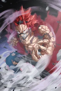 Eijiro Kirishima My Hero Academia Original Image Premium Metal Poster