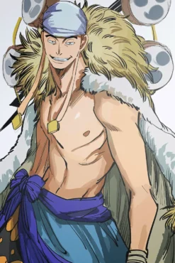 Enel One Piece Charismatic Raigo Halo Aluminium Metal Poster