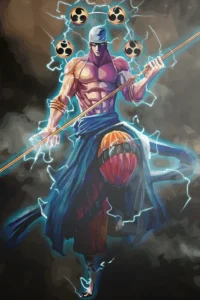 Enel One Piece Original Image High Quality Metal Poster
