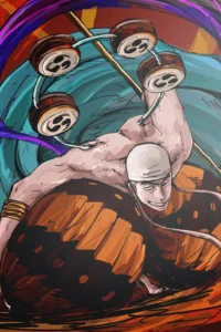 Enel One Piece Original Image Premium Metal Poster