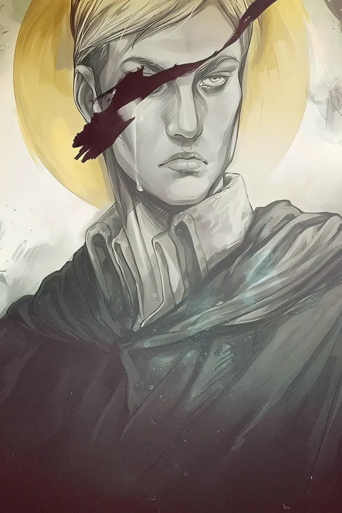 Erwin Smith Attack On Titan Original Image Bespoke Metal Wall Poster