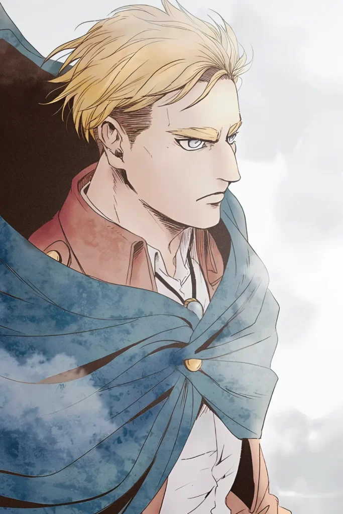 Erwin Smith Attack On Titan Original Image Deluxe Metal Poster