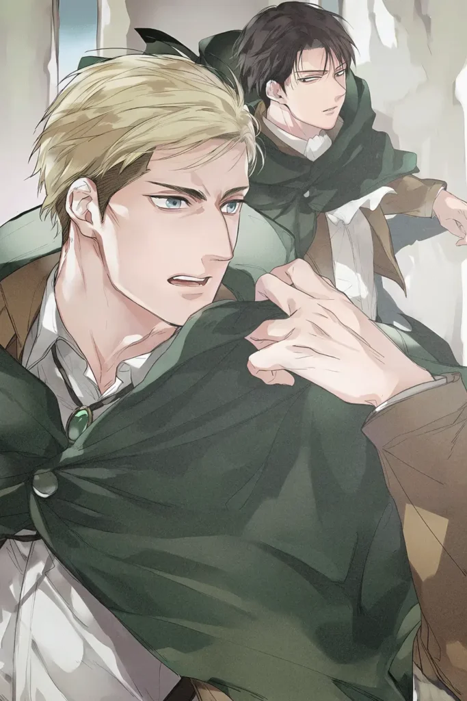 Erwin Smith Attack On Titan Original Image Metal Wall Poster
