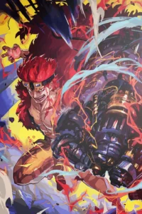 Eustass Kid One Piece Original Image High Quality Printed Metal Wall Art
