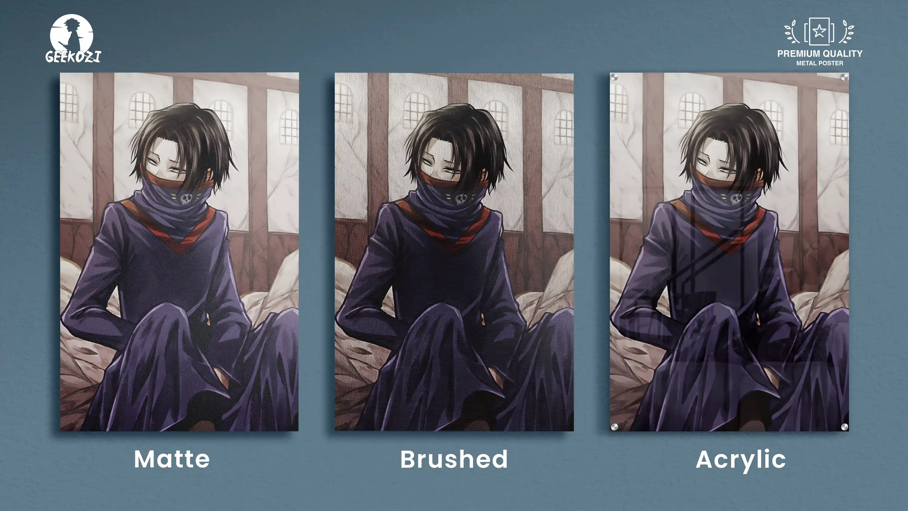 Feitan Hunter x Hunter All Product Types Metal Wall Art Poster