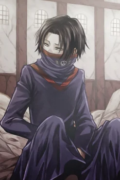 Feitan Hunter x Hunter Subdued Gaze by the Window Metal Wall Art Poster